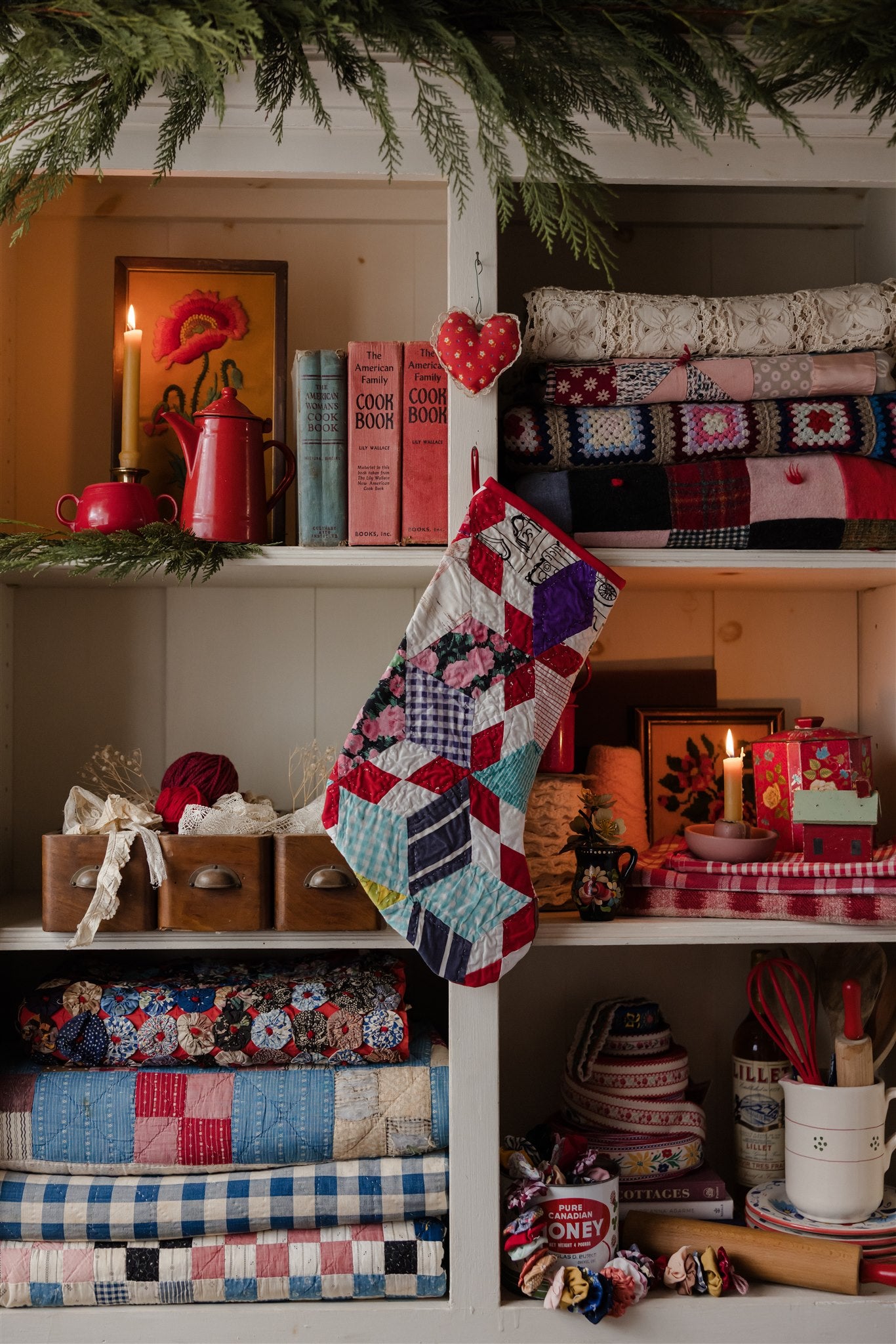 Heirloom Quilt Stocking