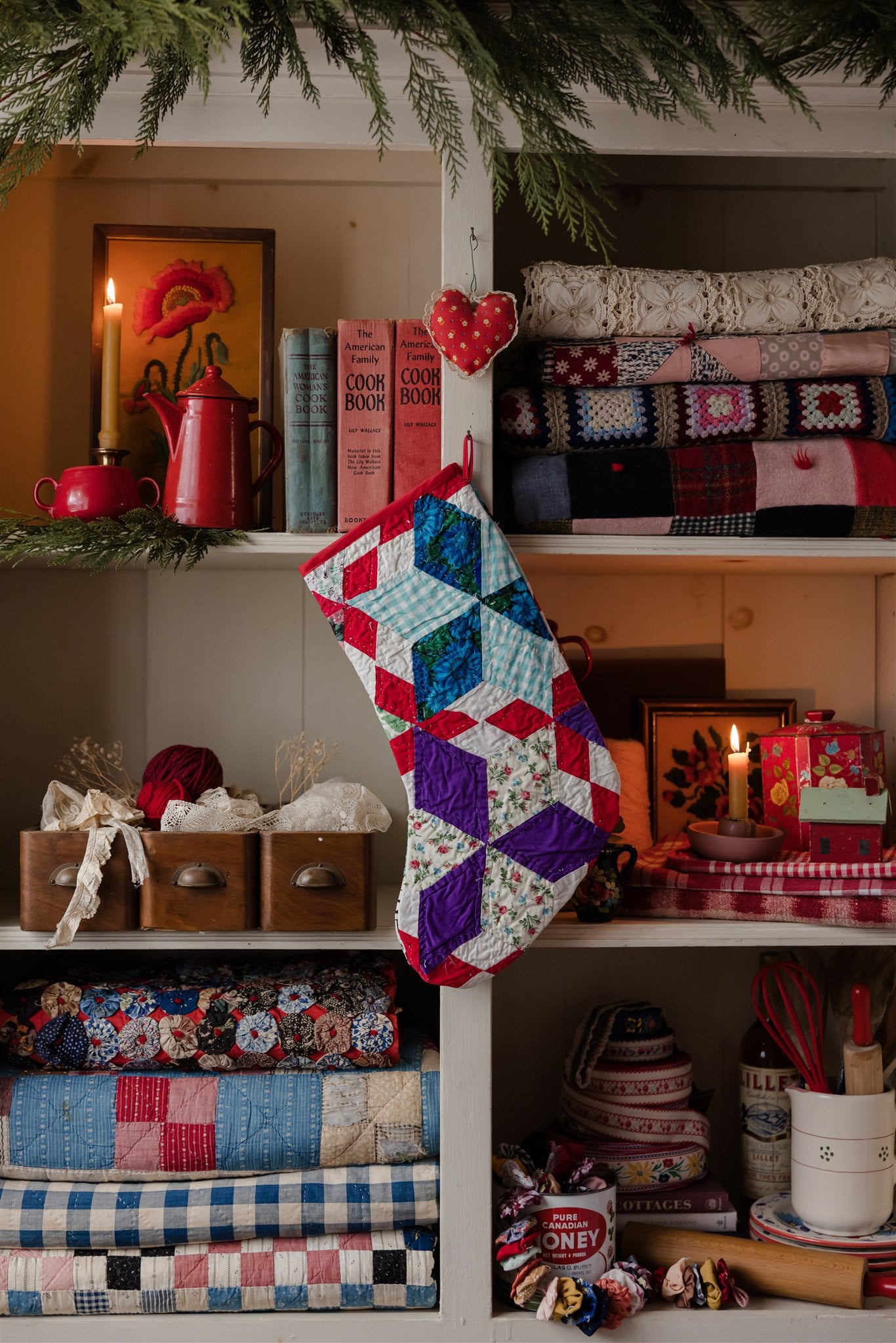 Heirloom Quilt Stocking