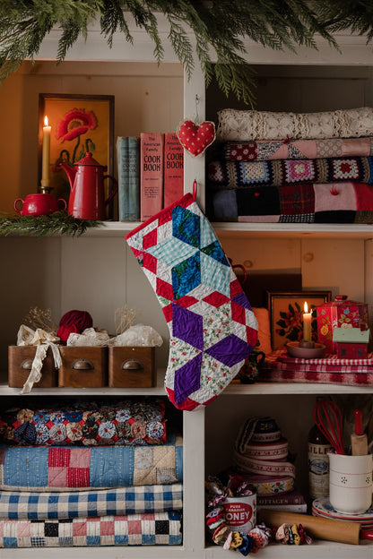 Heirloom Quilt Stocking