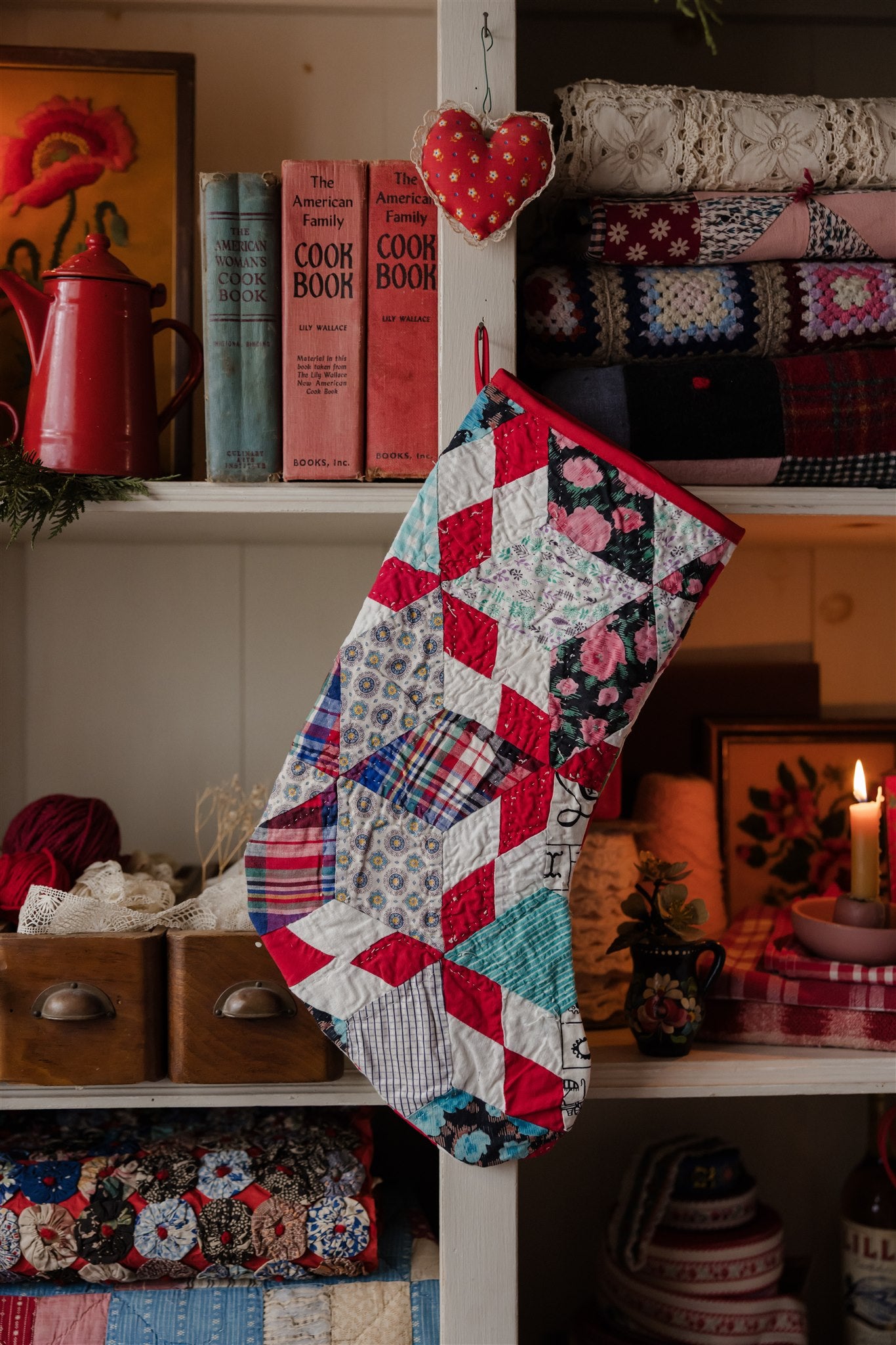 Heirloom Quilt Stocking