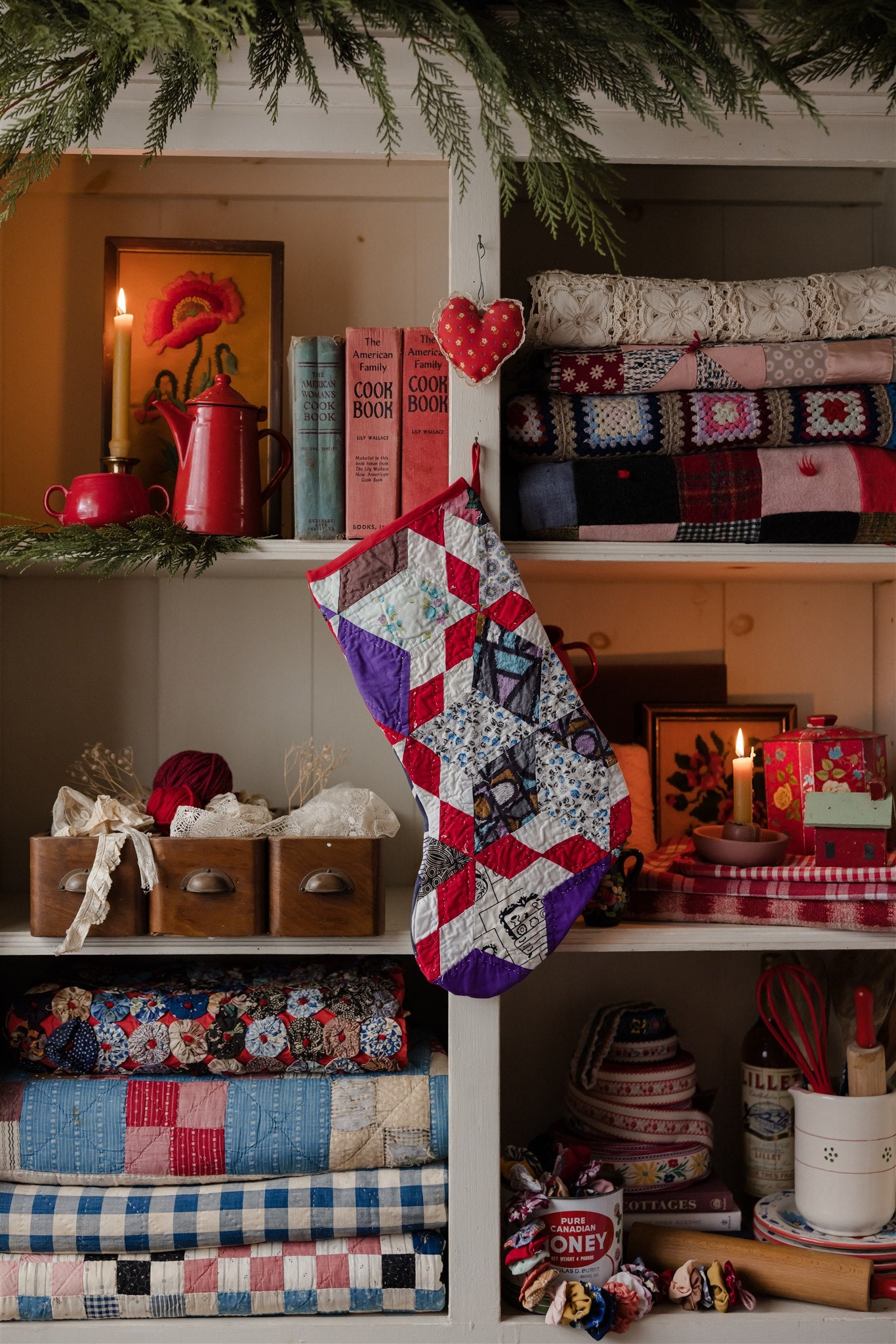 Heirloom Quilt Stocking