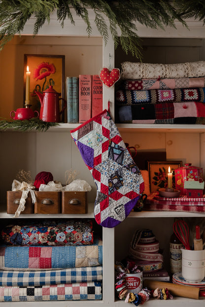 Heirloom Quilt Stocking