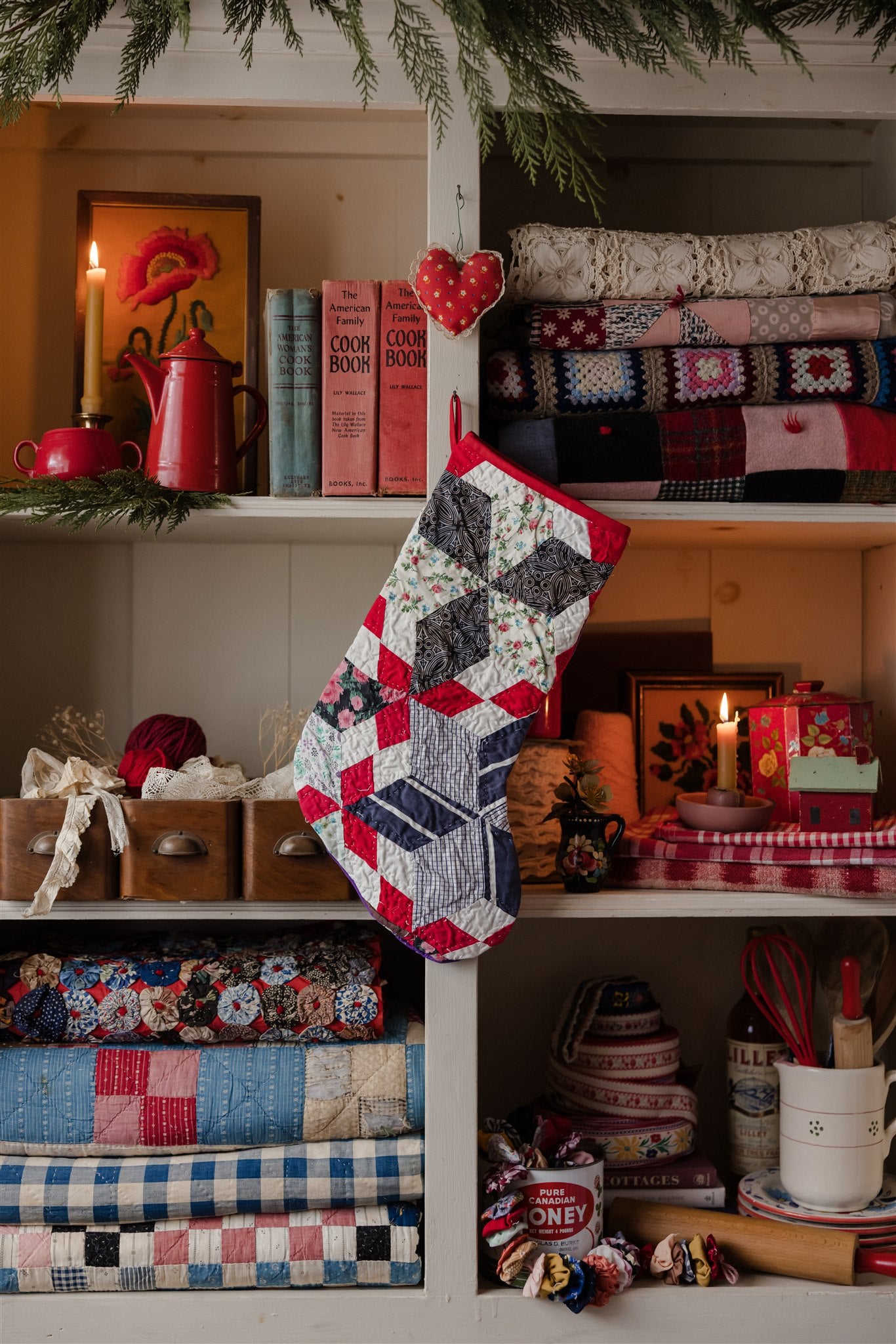 Heirloom Quilt Stocking