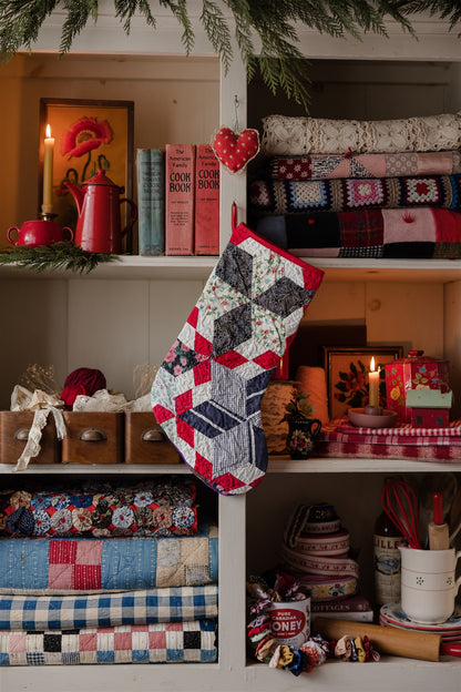 Heirloom Quilt Stocking