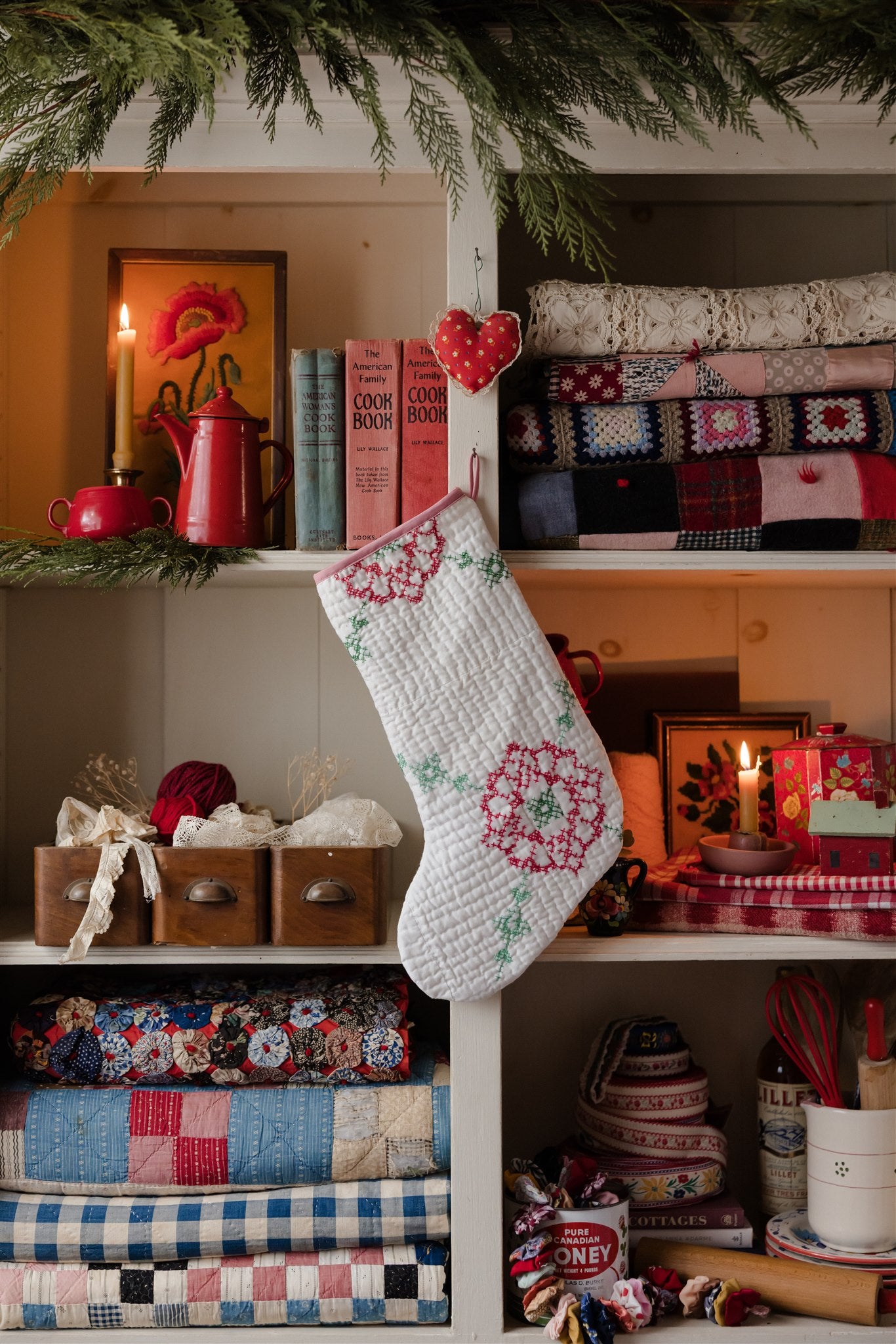 Heirloom Quilt Stocking