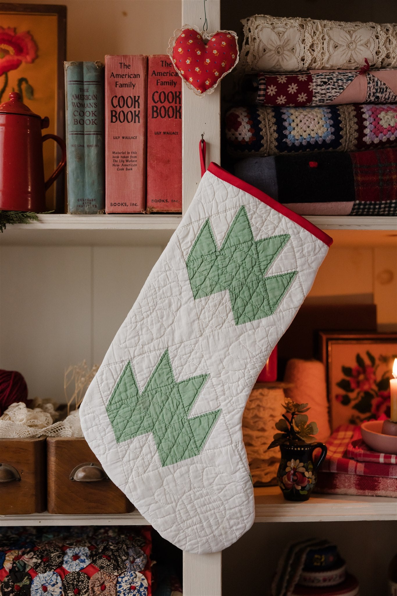 Heirloom Quilt Stocking