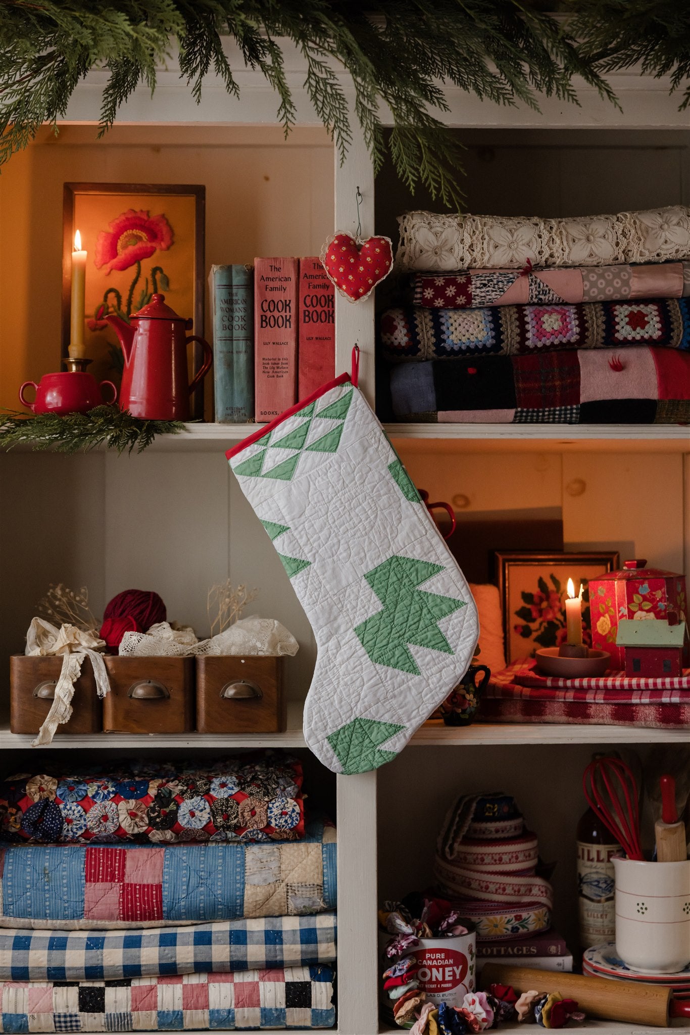 Heirloom Quilt Stocking