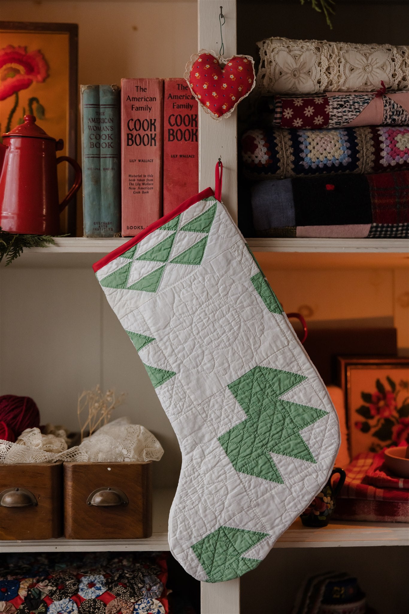 Heirloom Quilt Stocking
