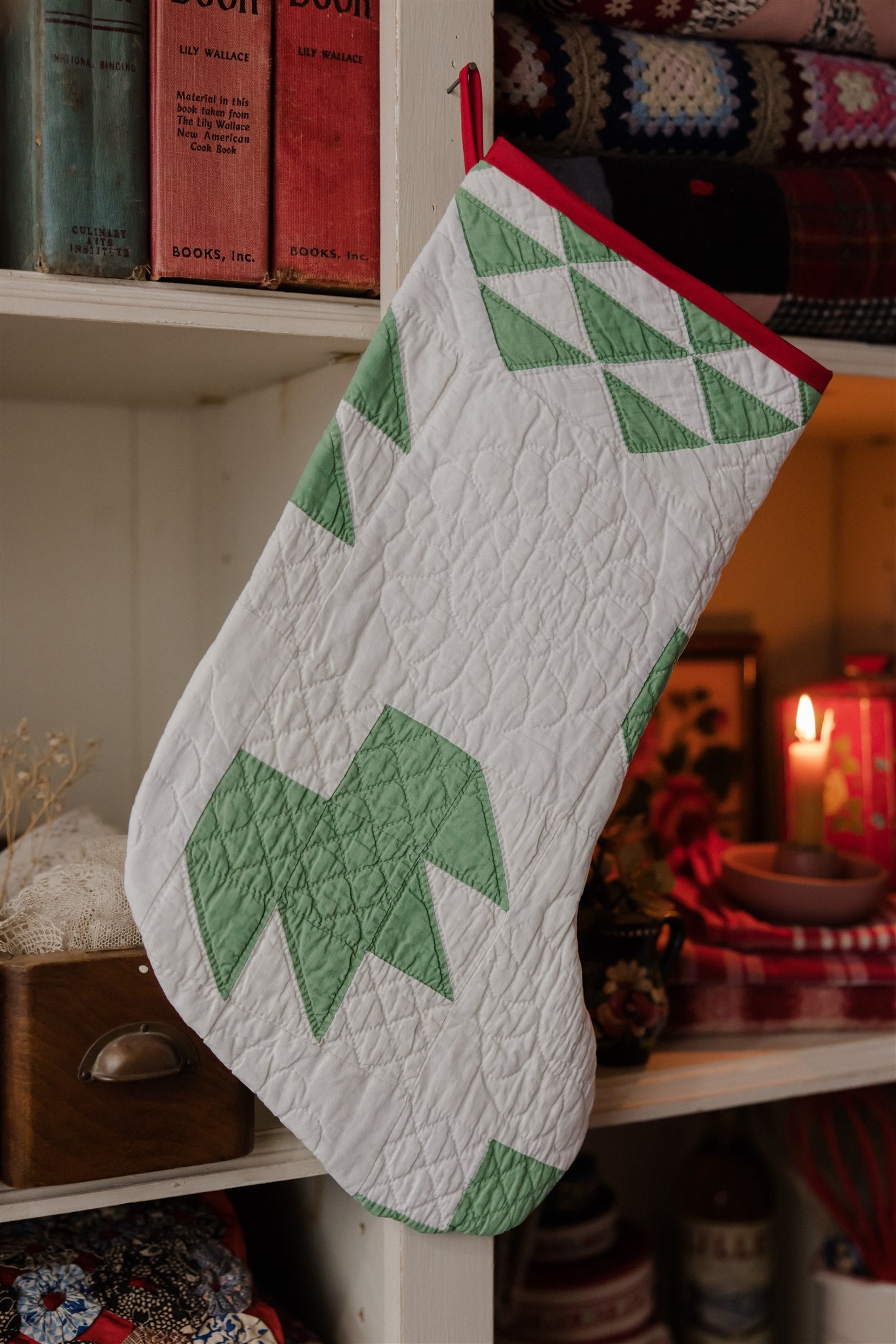 Heirloom Quilt Stocking