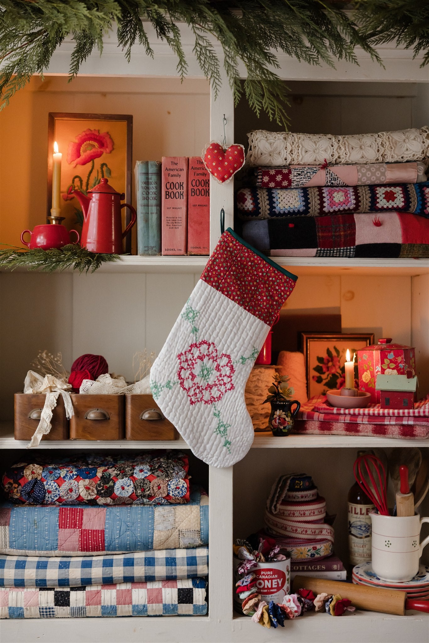 Heirloom Quilt Stocking