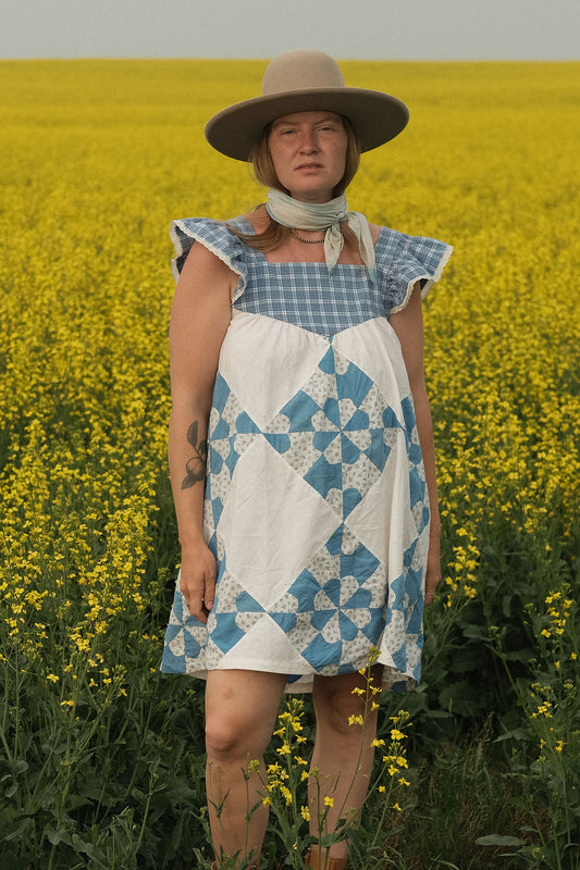 The Jumble Dress in Heirloom Gold | Country Fair