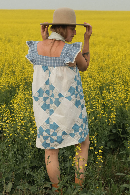 The Jumble Dress in Heirloom Gold | Country Fair