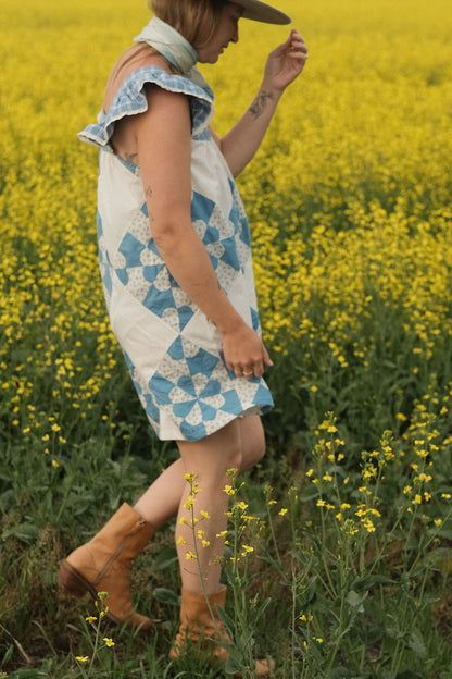 The Jumble Dress in Heirloom Gold | Country Fair
