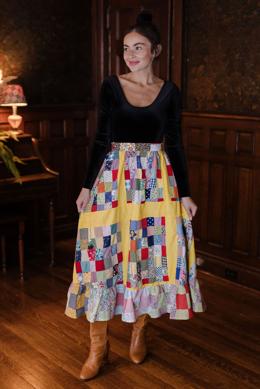 THE PATCHWORK PLOUGH SKIRT