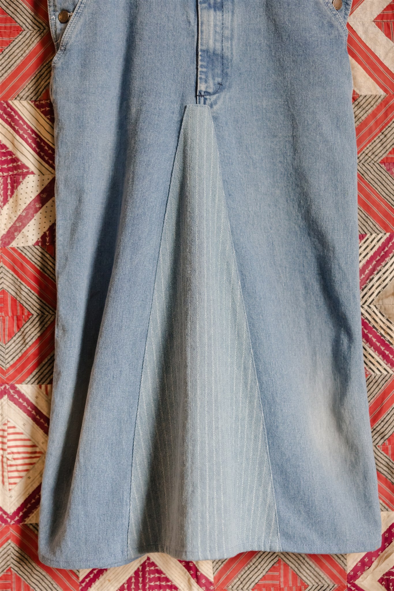 Reworked Overalls Dress