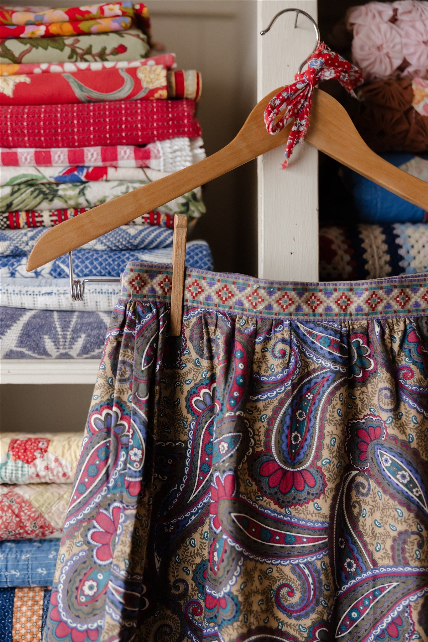 Paisley Wrap Skirt