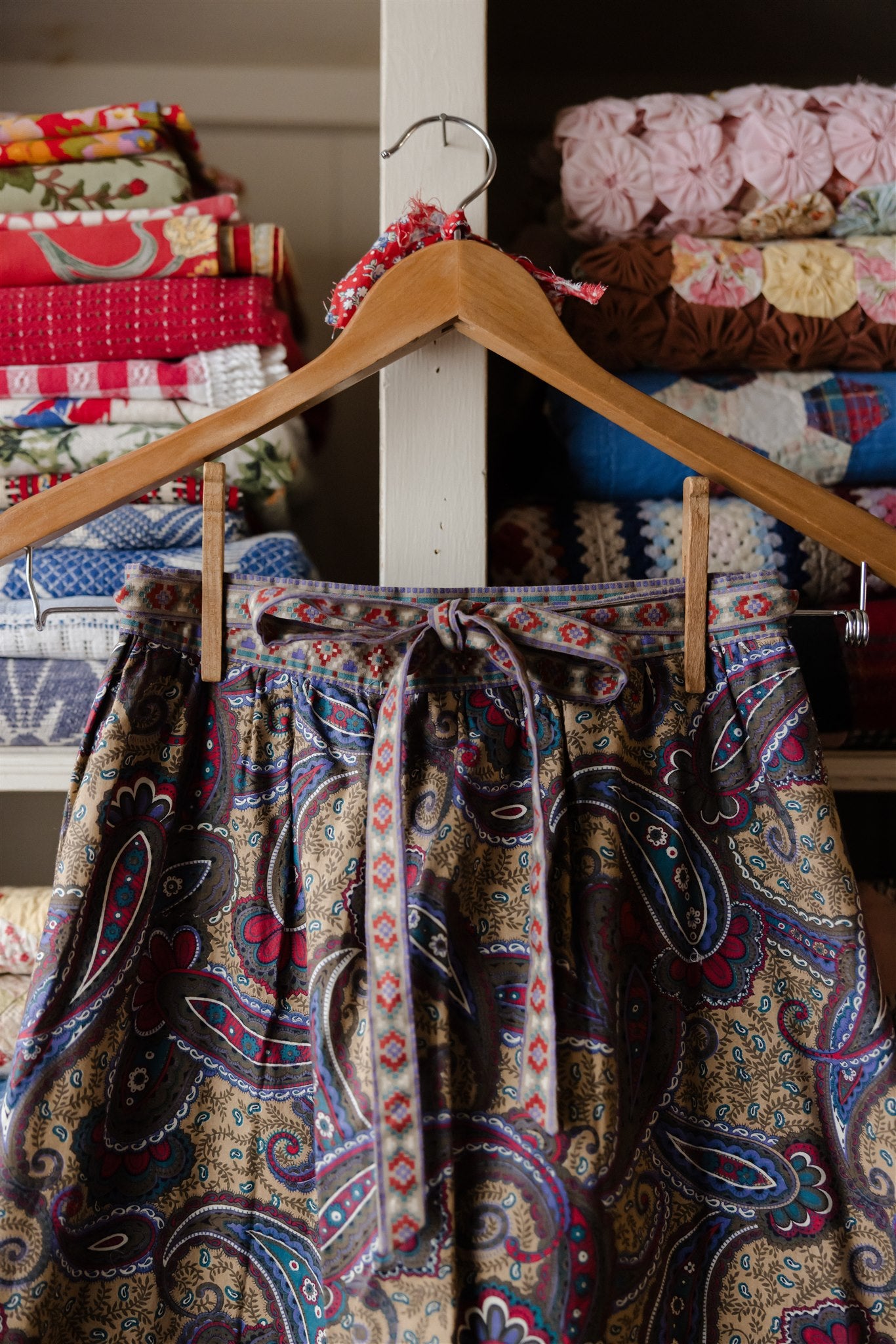 Paisley Wrap Skirt