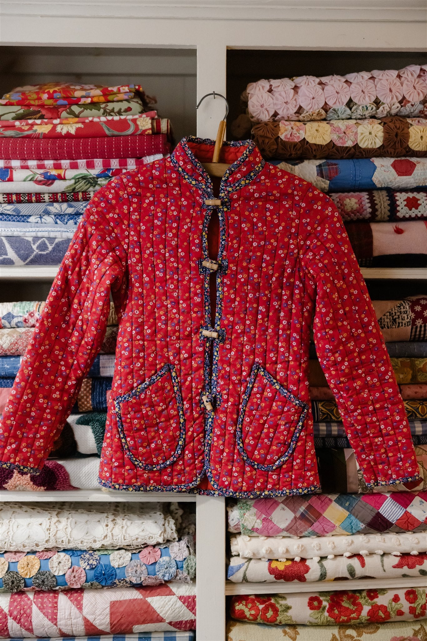 Little Red Quilt Coat