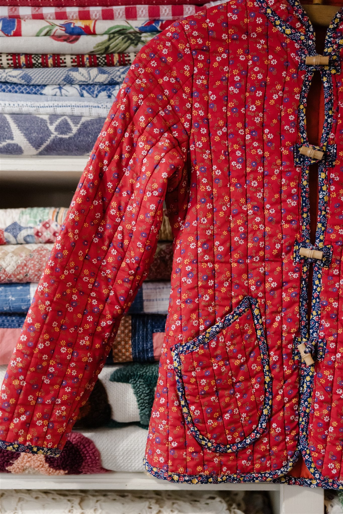 Little Red Quilt Coat