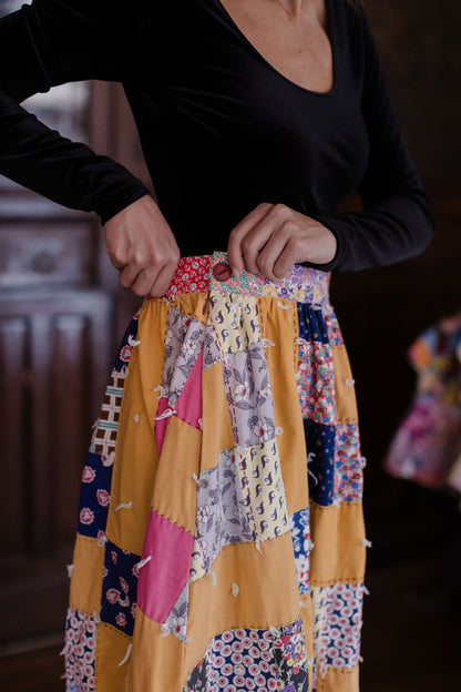 THE PATCHWORK PLOUGH SKIRT