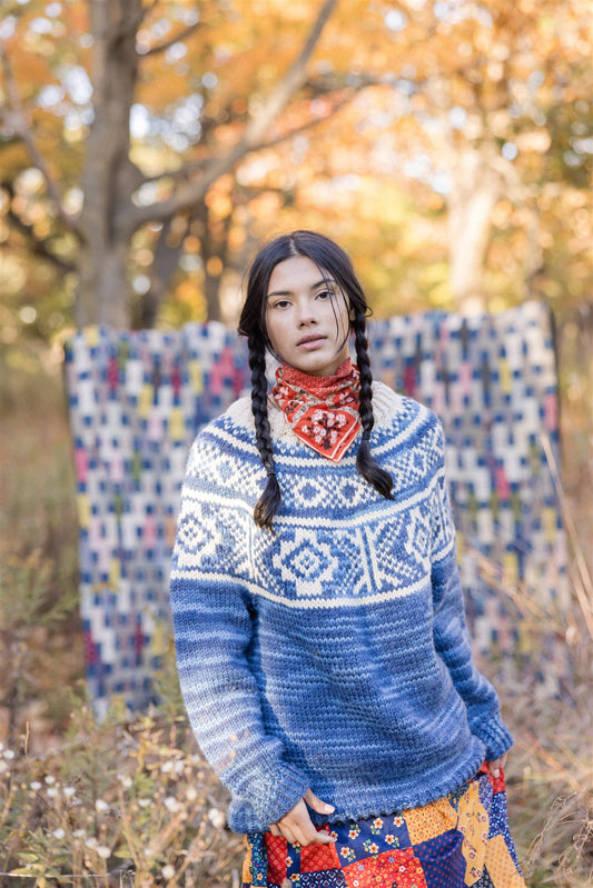 Sky Blue Icelandic Pullover