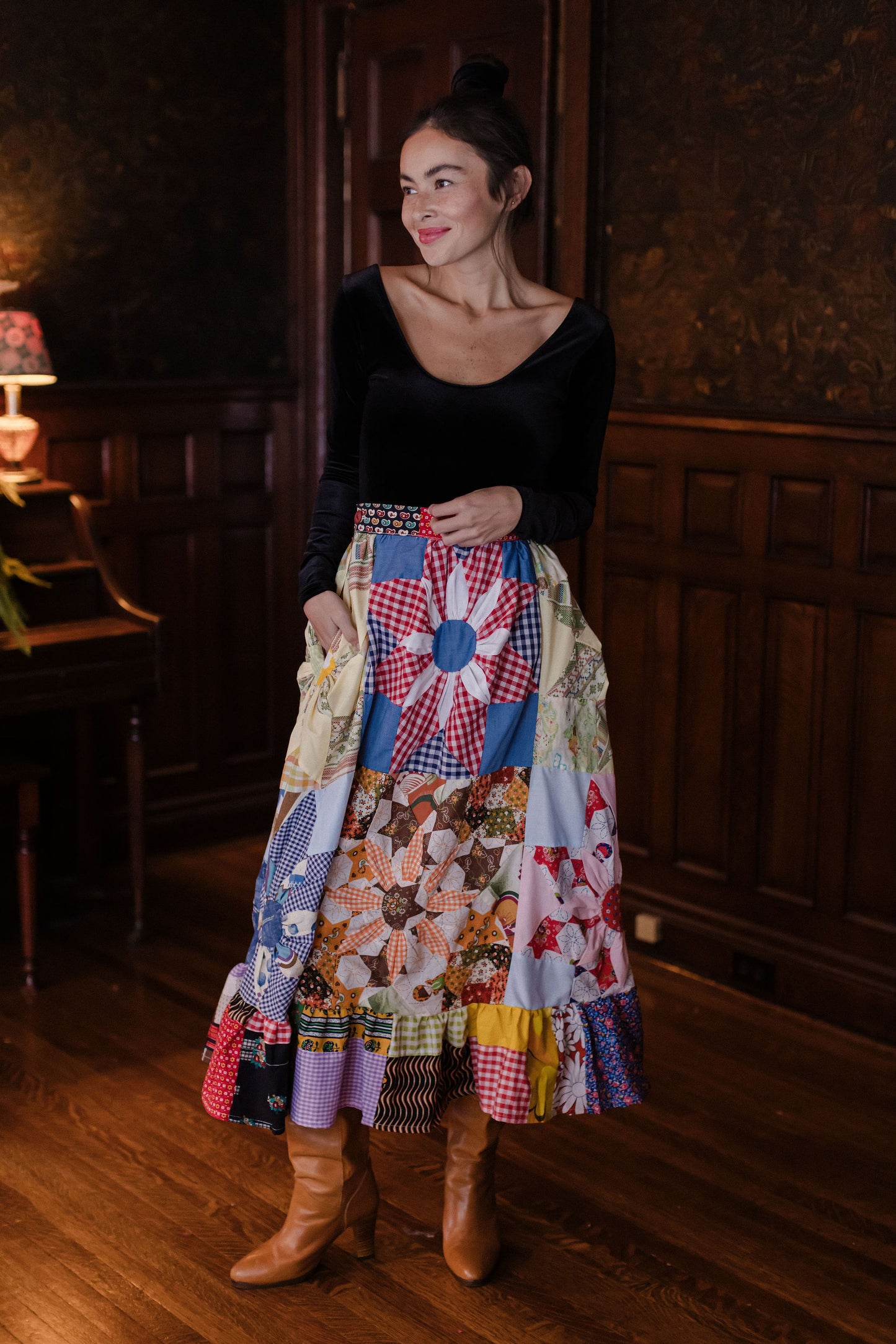 THE PATCHWORK PLOUGH SKIRT