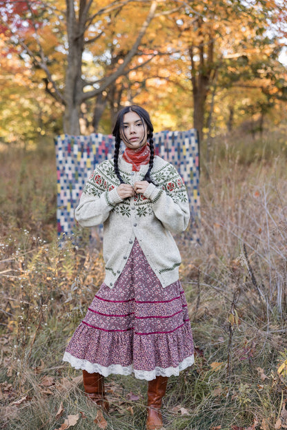 Fair Isle Danish Cardigan