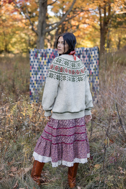 Fair Isle Danish Cardigan
