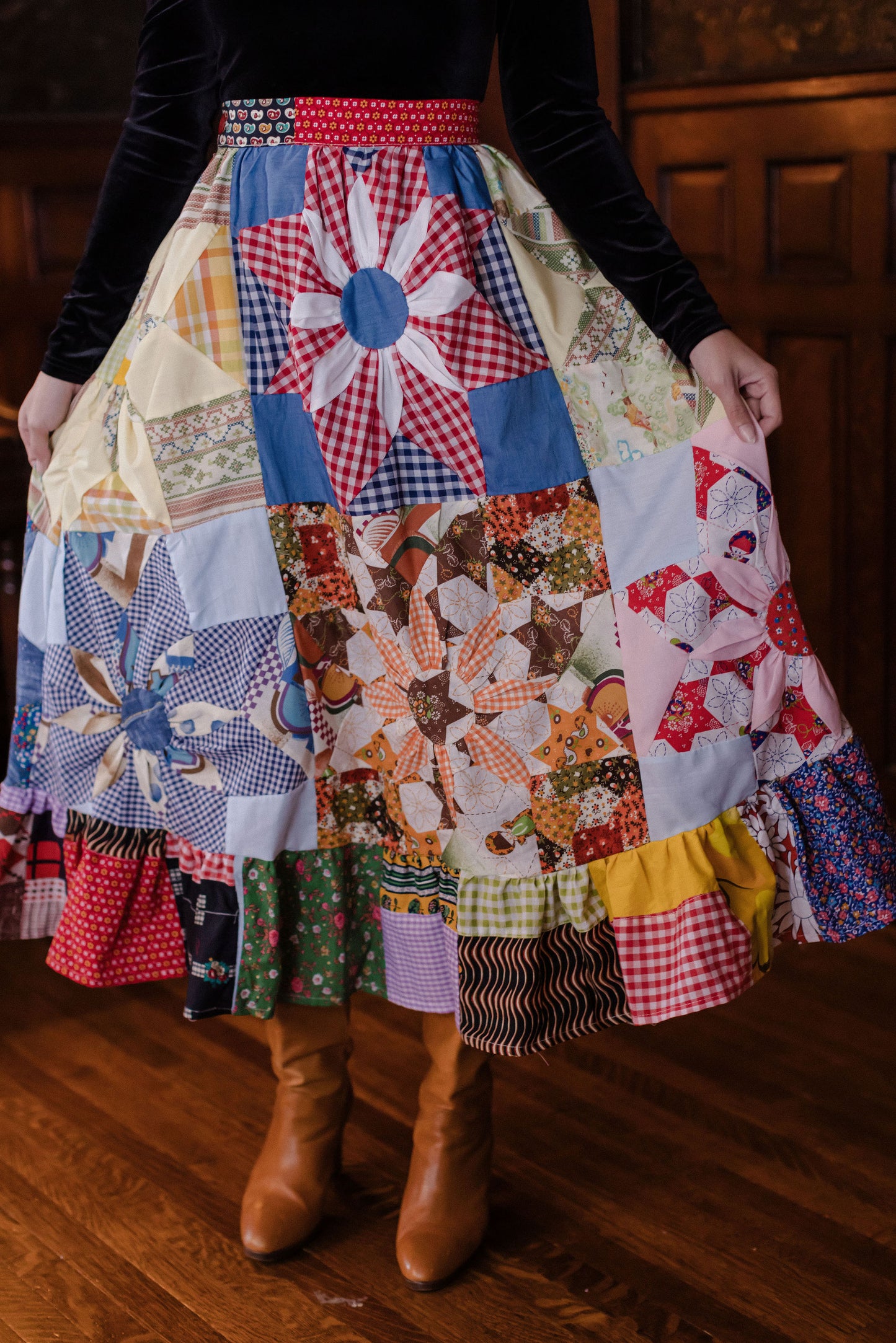 THE PATCHWORK PLOUGH SKIRT