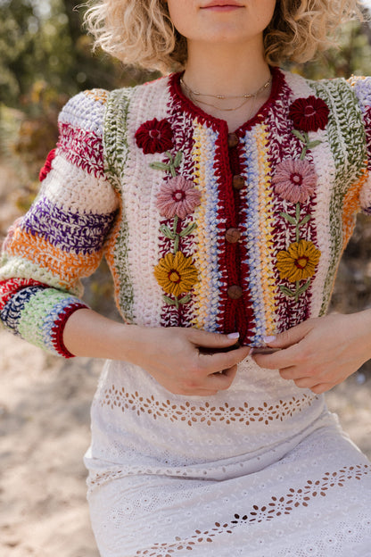 THE BONNY CARDIGAN | CREWELWORK EDITION NO.1