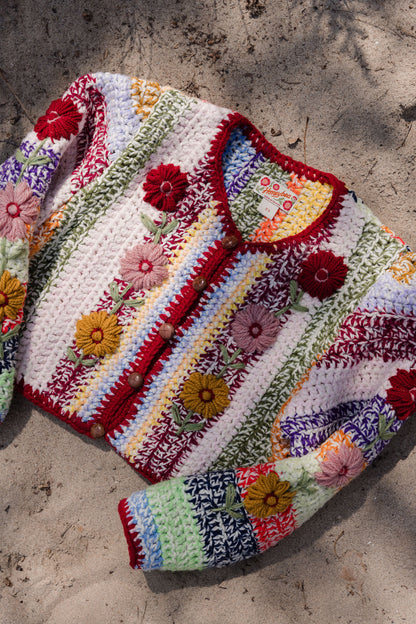 THE BONNY CARDIGAN | CREWELWORK EDITION NO.1