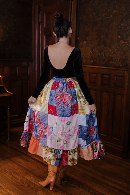 THE PATCHWORK PLOUGH SKIRT