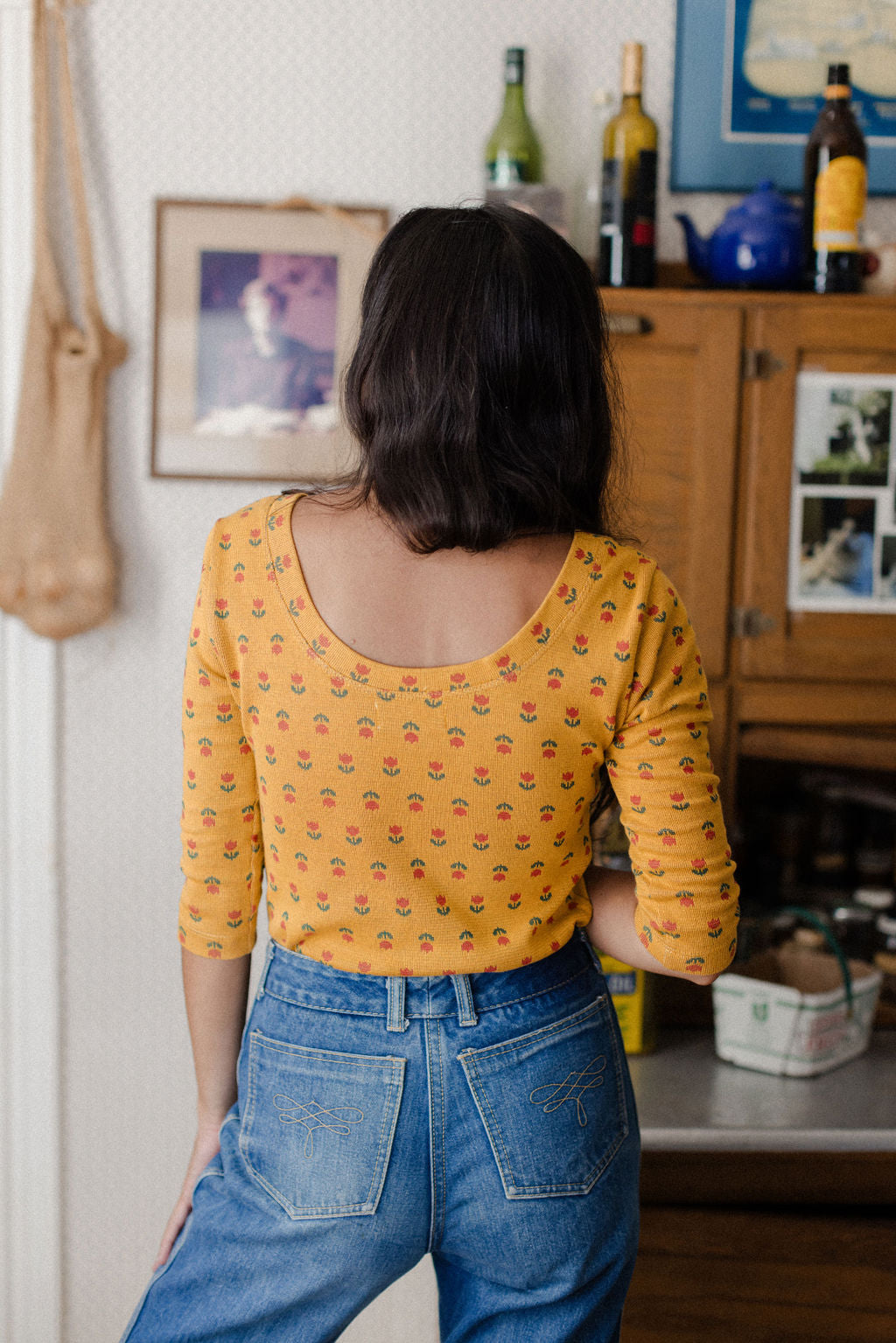 The Alma Top | Saffron