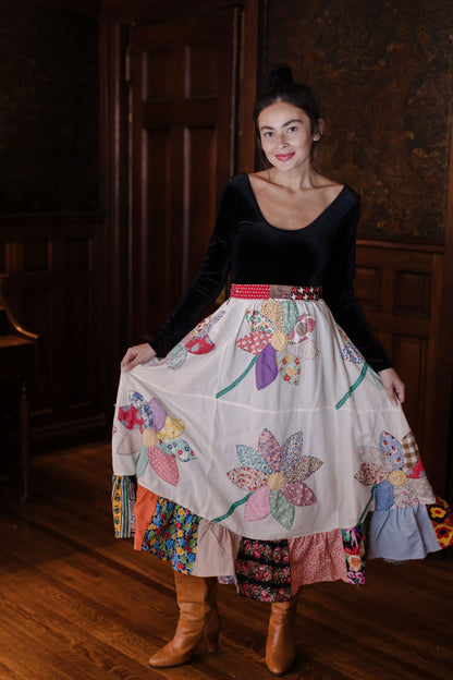 THE PATCHWORK PLOUGH SKIRT