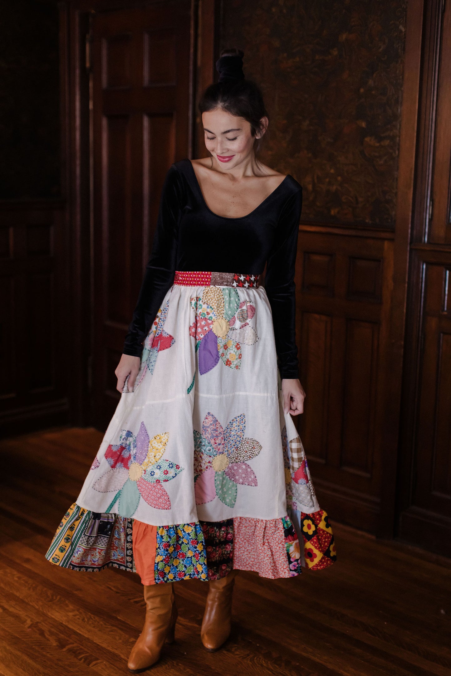 THE PATCHWORK PLOUGH SKIRT