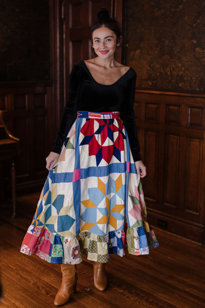 THE PATCHWORK PLOUGH SKIRT