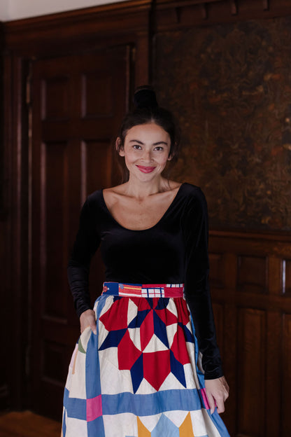 THE PATCHWORK PLOUGH SKIRT