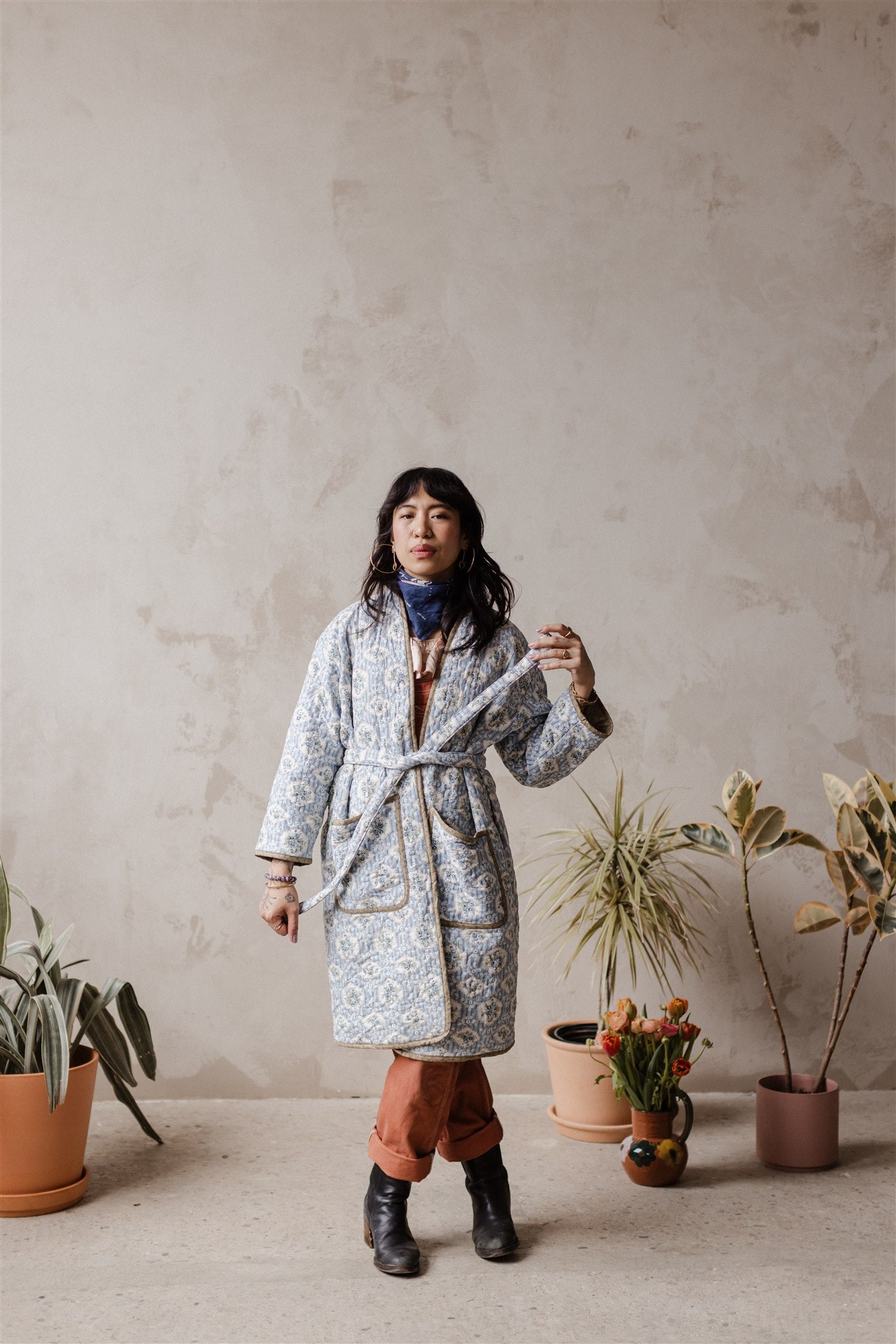 THE BELTED BLANKET COAT The Honeybea Shop