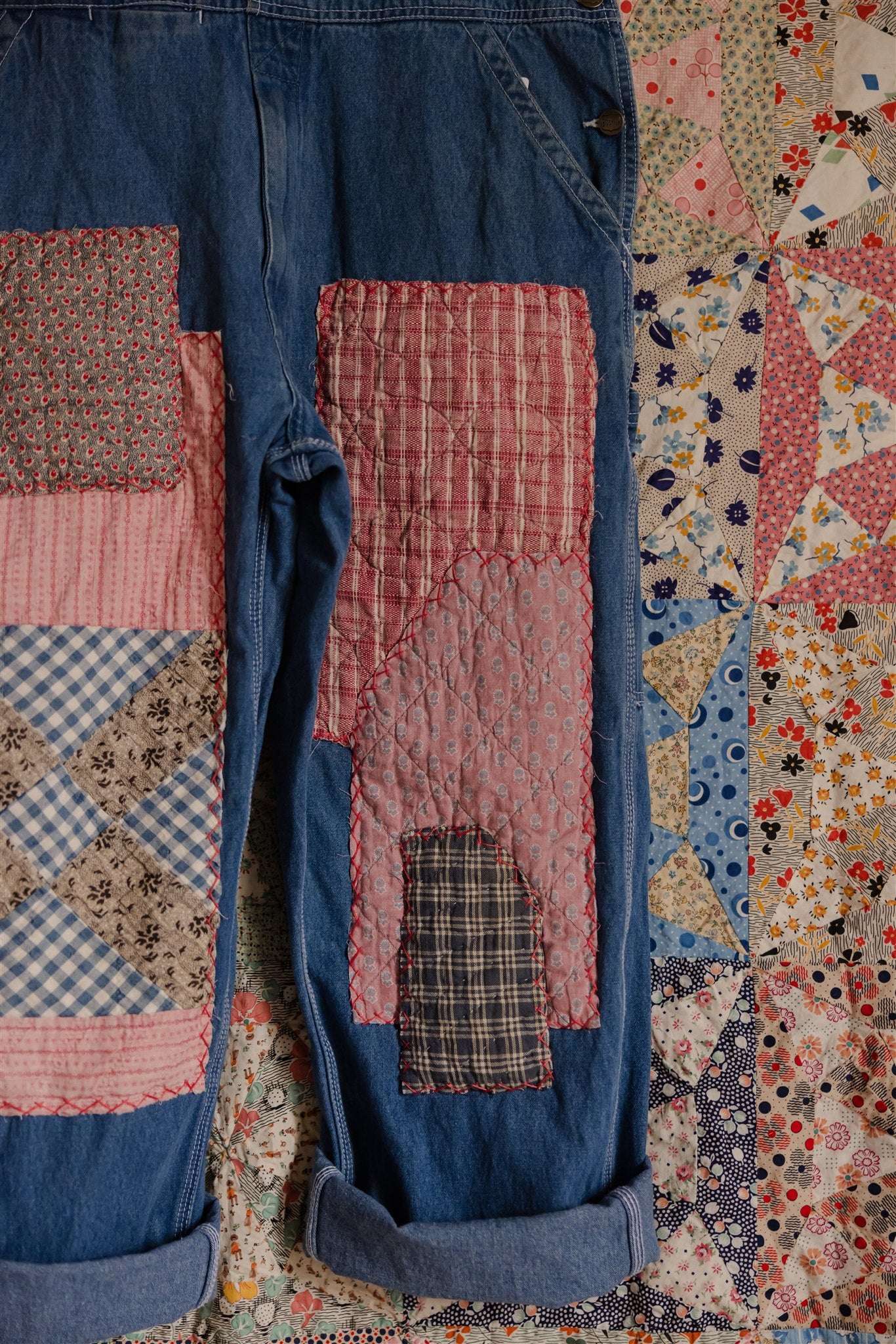 Patched Overalls 3/10