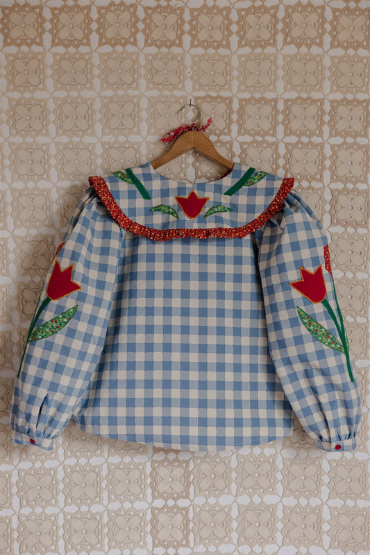 The Tillie Work Shirt | Blue Check