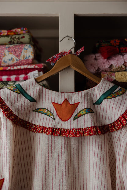 The Tillie Work Shirt | Red Stripe