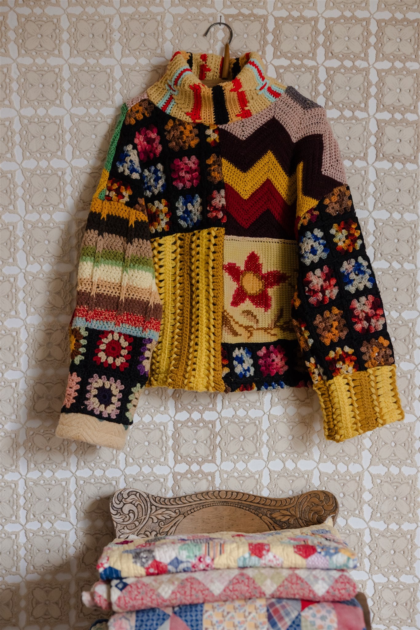 The Patchwork Pullover | Short 1/8