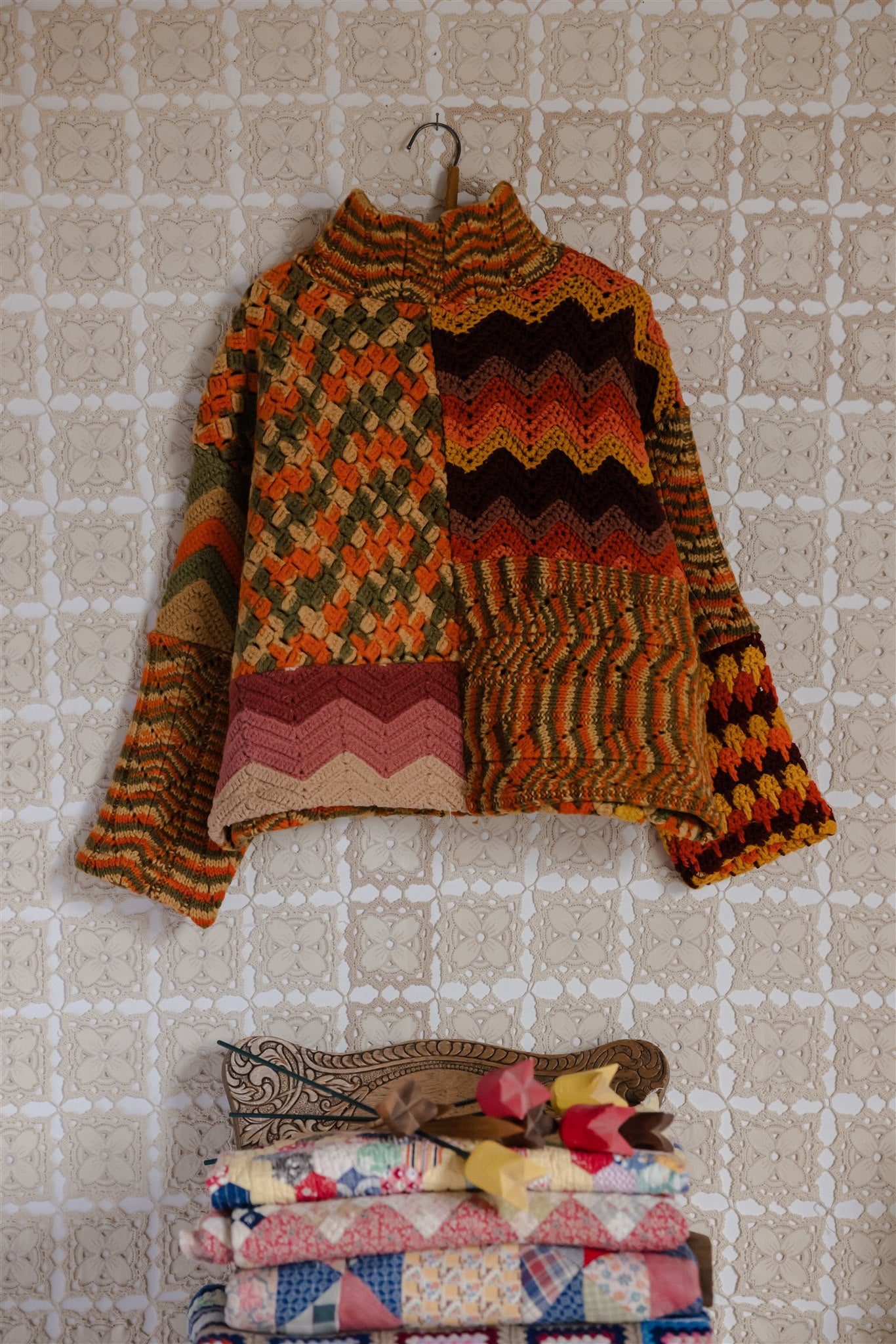 The Patchwork Pullover | Short 2/8