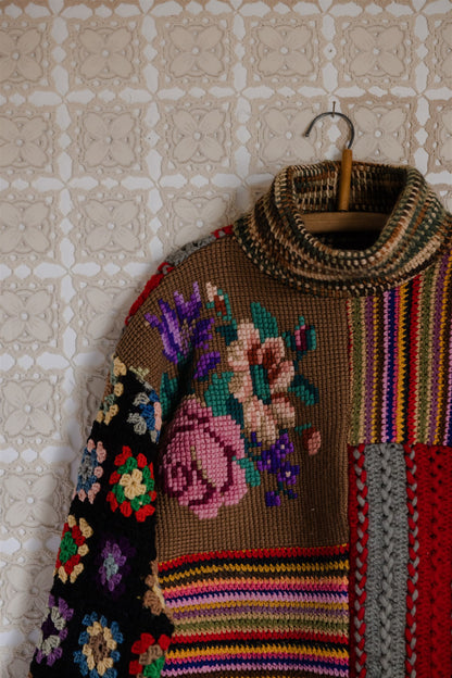 The Patchwork Pullover | Short 3/8