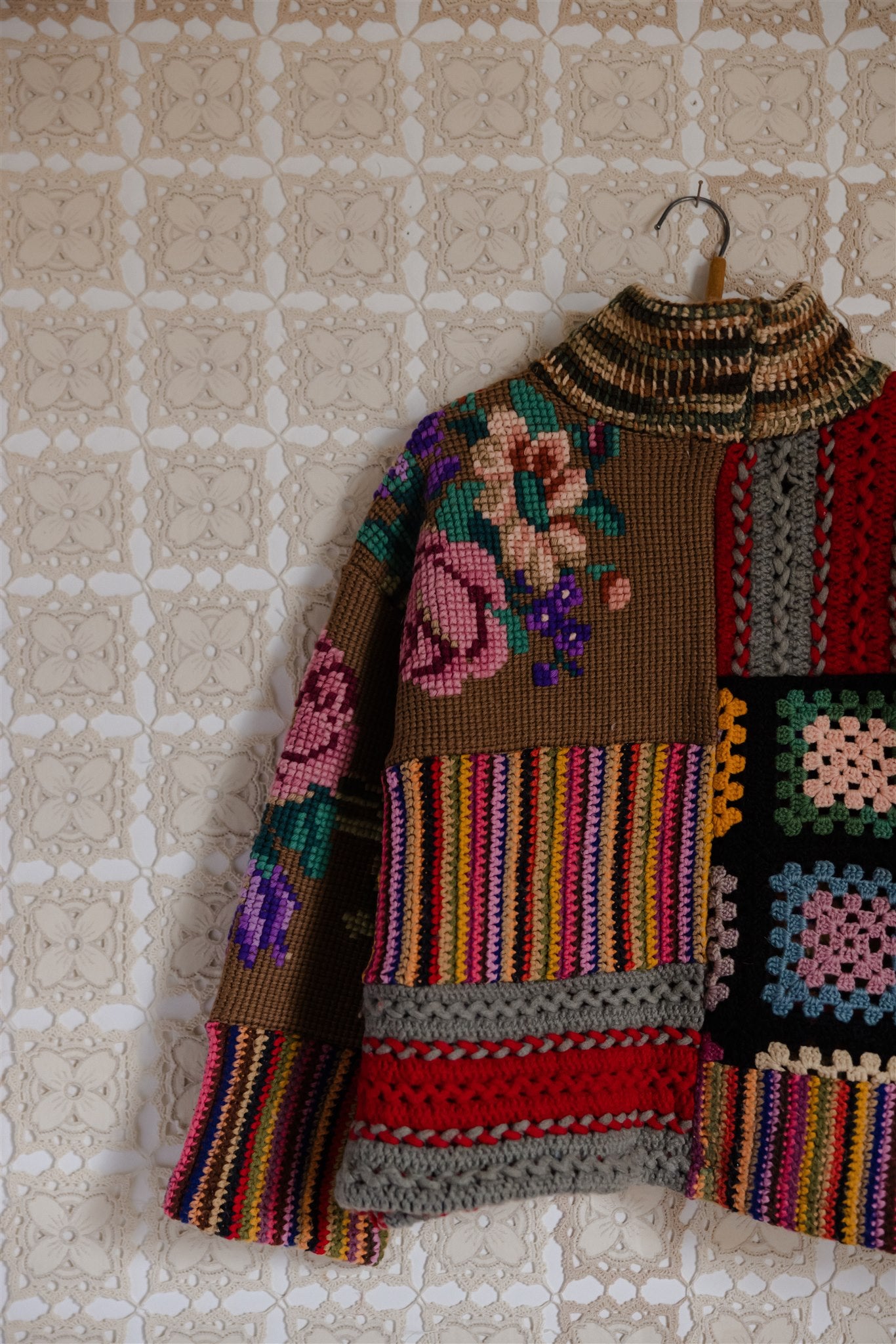 The Patchwork Pullover | Short 3/8