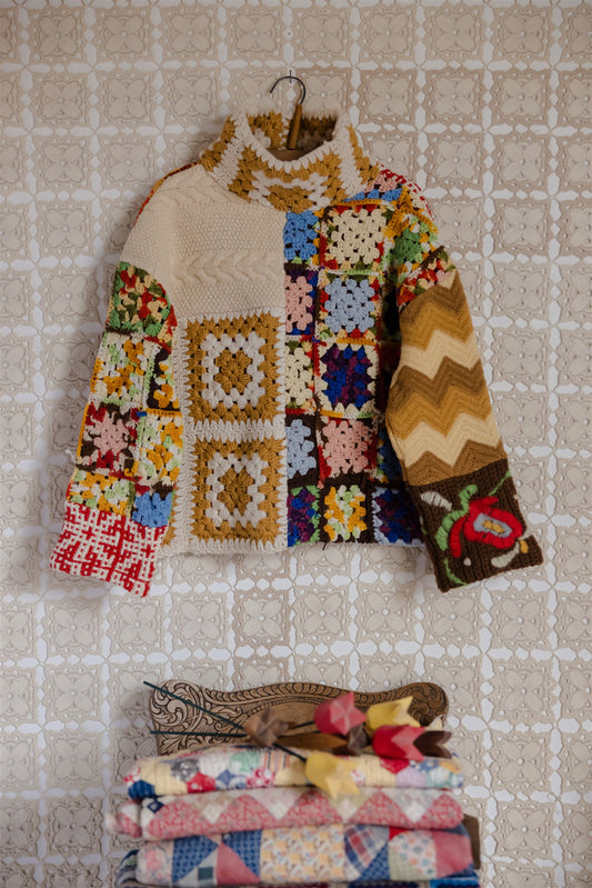 The Patchwork Pullover | Short 4/8