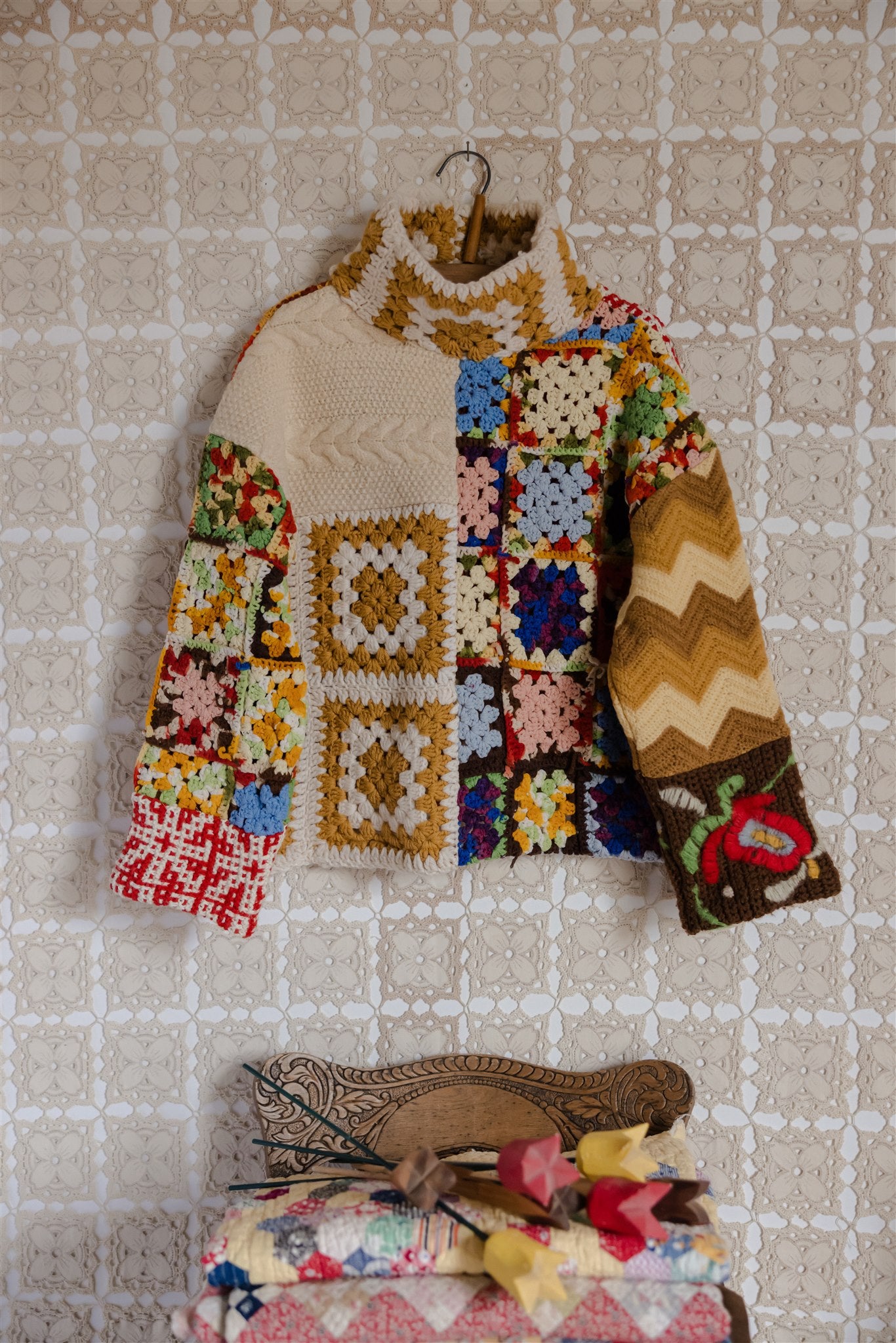 The Patchwork Pullover | Short 4/8