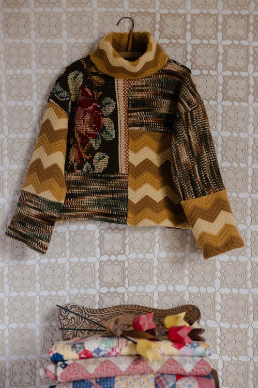 The Patchwork Pullover | Short 5/8