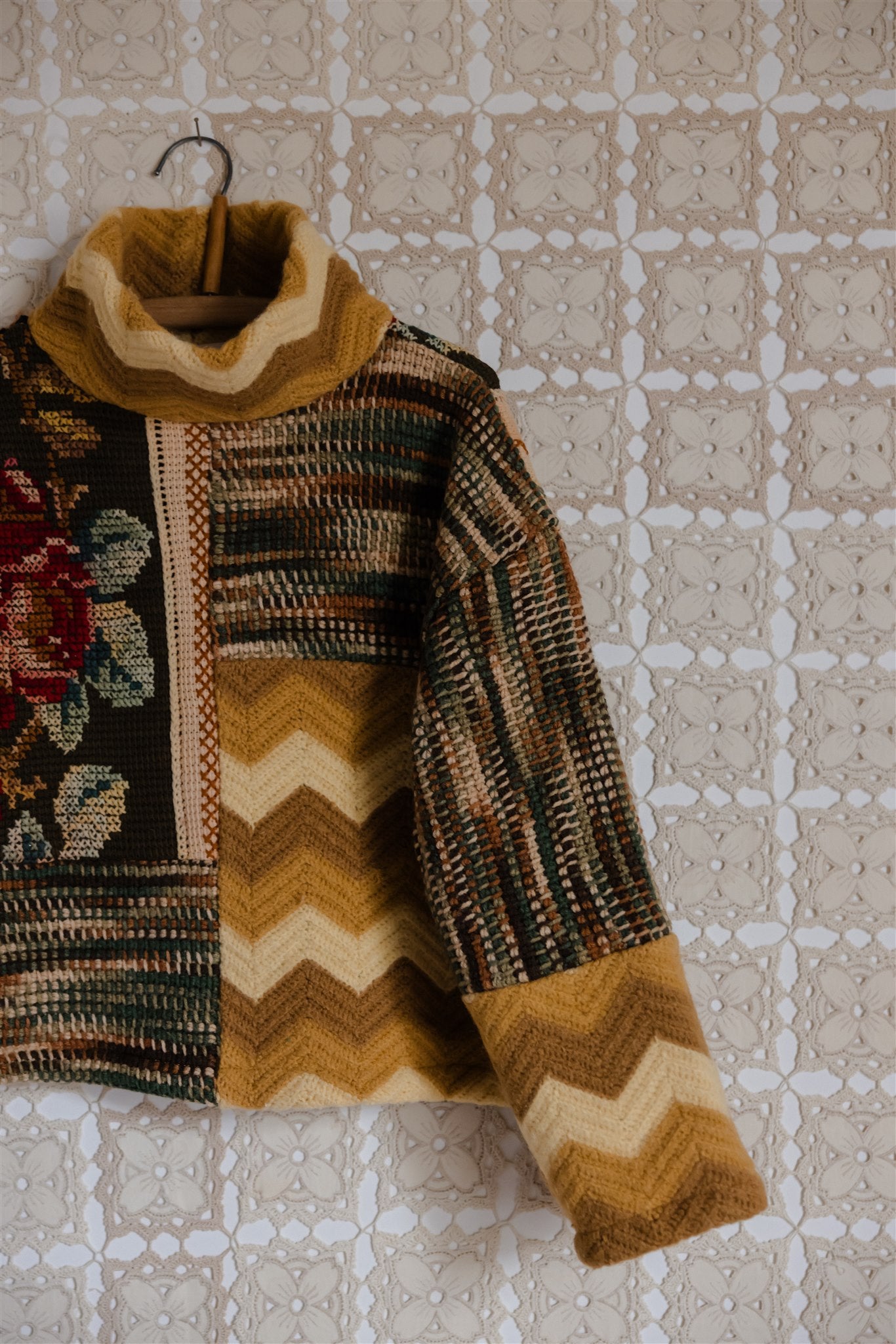 The Patchwork Pullover | Short 5/8