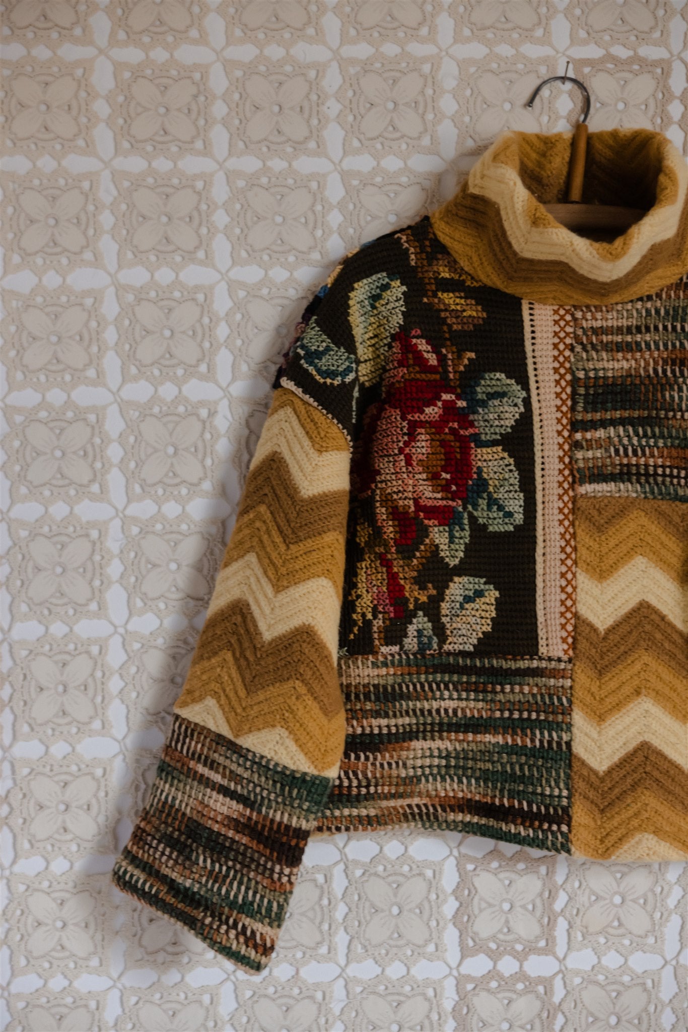 The Patchwork Pullover | Short 5/8